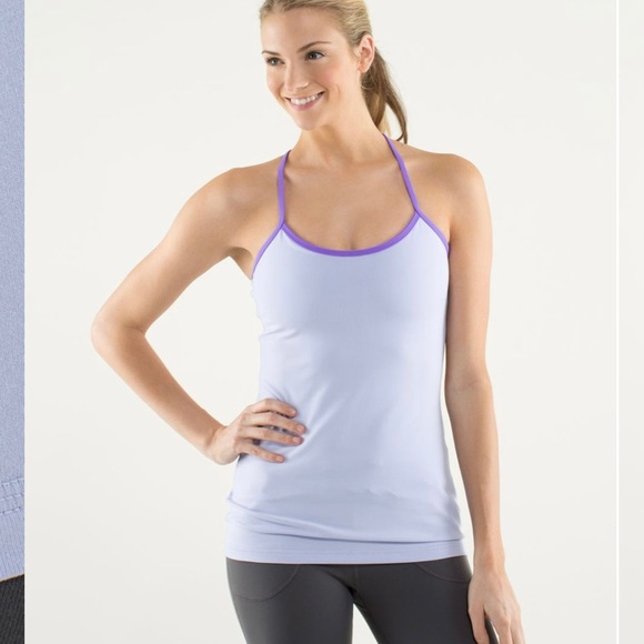 Lululemon-power y tank - Cool breeze/power purple - Picture 2 of 5